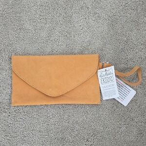 Tan Leather Clutch
